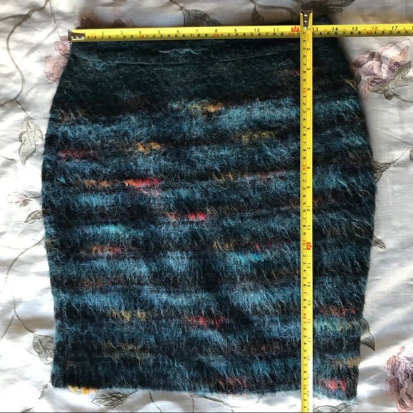 MAEVE fuzzy multi pencil skirt 🦋 - Picture 3 of 4